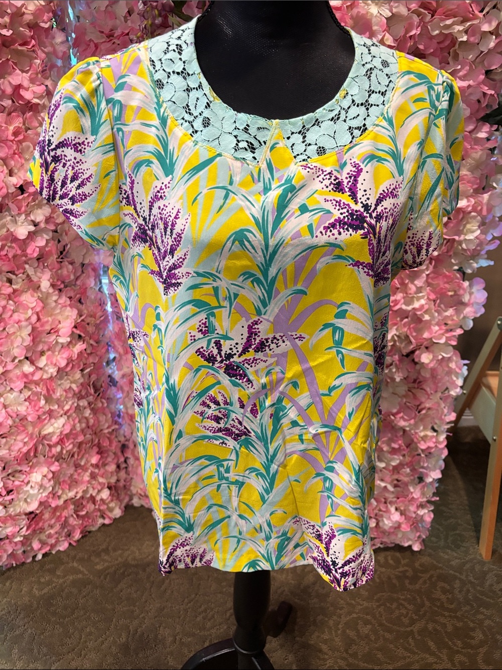 Kate Spade 100% silk summer top